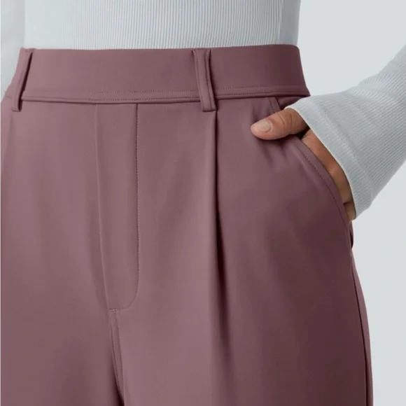 Halara Mauve Women's Flare Leg Pants Size XS - Picture 2 of 7